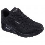 Skechers Uno Shiny Scale fekete fűzős sneaker cipő 177861-BBK Női Skechers