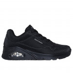 Skechers Uno Shiny Scale fekete fűzős sneaker cipő 177861-BBK