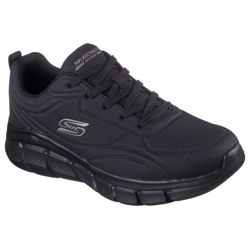 Skechers Bobs B Flex - Arctic Edge férfi fűzős fekete sneaker félcipő 118110-BBK