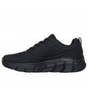 Skechers Bobs B Flex - Arctic Edge férfi fűzős fekete sneaker félcipő 118110-BBK