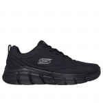 Skechers Bobs B Flex - Arctic Edge férfi fűzős fekete sneaker félcipő 118110-BBK