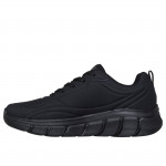 Skechers Bobs B Flex - Arctic Edge férfi fűzős fekete sneaker félcipő 118110-BBK