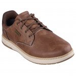 Skechers Garlan Pryor férfi fűzős vízálló barna félcipő 205234-BRN Férfi Skechers