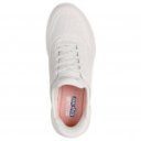 Skechers Slip-Ins Bobs Squad 4 - Key Lock női bebújós fehér sneaker cipő 117740-W