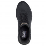 Skechers Slip-Ins Bobs Squad 4 - Key Lock női bebújós fehér sneaker cipő 117740-BBK