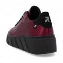 Rieker Revolution női fűzős bordó lakkbőr sneaker félcipő W2601-35