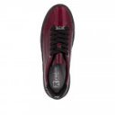 Rieker Revolution női fűzős bordó lakkbőr sneaker félcipő W2601-35