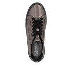 Rieker Revolution női fűzős metál lakkbőr sneaker félcipő W2601-91