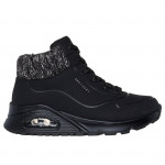 Skechers Uno Gen1 Darling Daze lányka - női fűzős cipzáras bokacipő 310566L-BLK