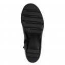 Jana női cipzáras fekete bőr bokacipő 25730-45-001 07690