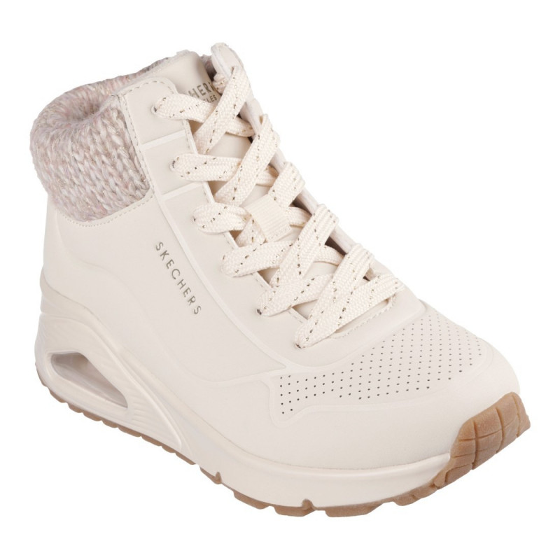 Skechers Uno Gen1 Darling Daze lányka - női fűzős cipzáras bokacipő 310566L-NAT