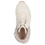 Skechers Uno Gen1 Darling Daze lányka - női fűzős cipzáras bokacipő 310566L-NAT