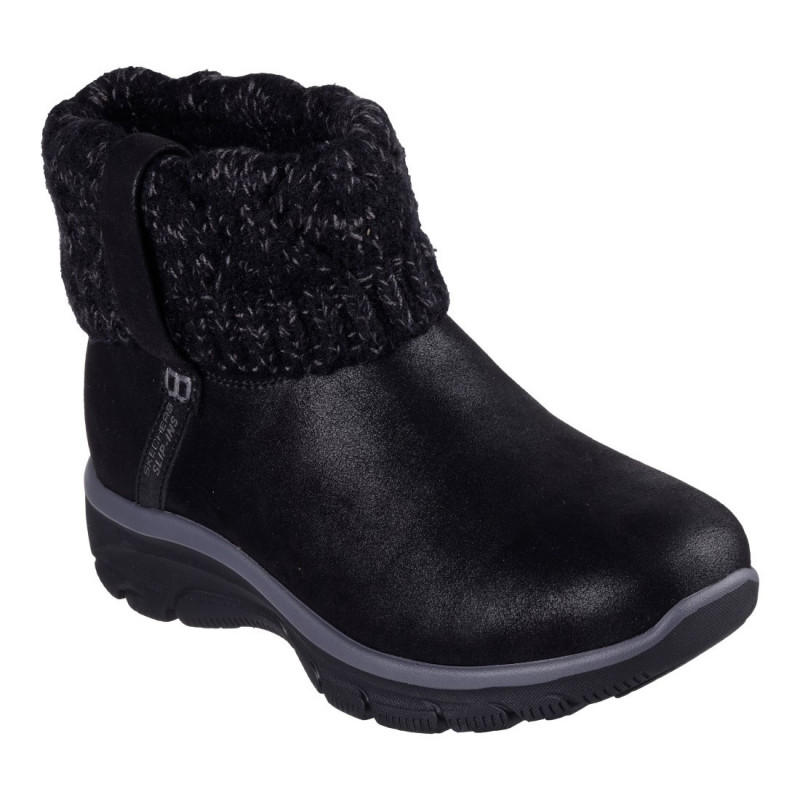 Skechers Slip-ins Easy Going - Cozy Weather 2 női bebújós bokacipő 168033-BLK