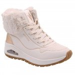 Skechers Uno Rugged Fall Shimmer női fűzős cipzáras bokacipő 167993-NTGD Női Skechers