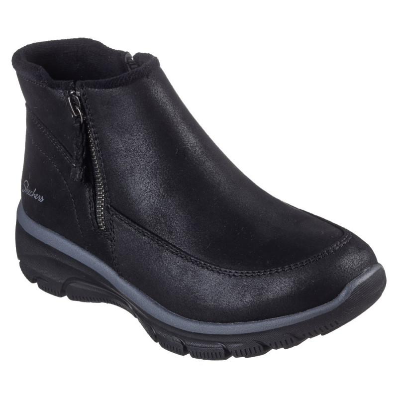 Skechers Easy Going Into Fall női cipzáras bokacipő 168031-BLK