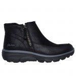Skechers Easy Going Into Fall női cipzáras bokacipő 168031-BLK