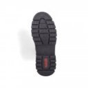 Rieker női fűzős cipzáras piros lakk bokacipő Y0220-33