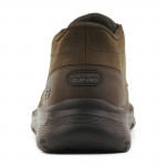 Skechers Slip-ins Arch Fit Garza - Ridley férfi barna bőr bokacipő 205514-COC