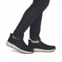 Rieker Ready2GO kék bőr bebújós félcipő 11551-14