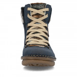Rieker női fűzős cipzáras kék bokacipő 73343-15