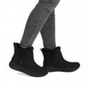 Rieker Ready2GO női fűzős fekete bokacsizma vízlepergető membránnal M6554-00