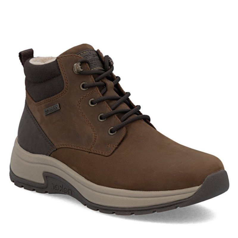 Rieker barna bőr fűzős cipzáras bőr bokacipő RiekerTEX mebránnal 11004-22