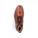 Rieker barna bőr fűzős cipzáras bőr bokacipő RiekerTEX mebránnal 13704-24