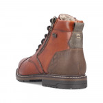 Rieker barna bőr fűzős cipzáras bőr bokacipő RiekerTEX mebránnal 13704-24