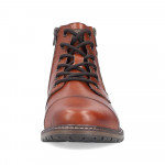 Rieker barna bőr fűzős cipzáras bőr bokacipő RiekerTEX mebránnal 13704-24