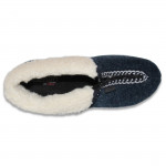 Fly Flot női bebújós cipzáras házicipő - mamusz Q3U04 IX kék 07703