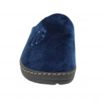 Patrizia női kék szobapapucs meleg bundabéléssel 10234-BLUE 07710