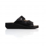 Batz Trudi black női két tépőzáras papucs