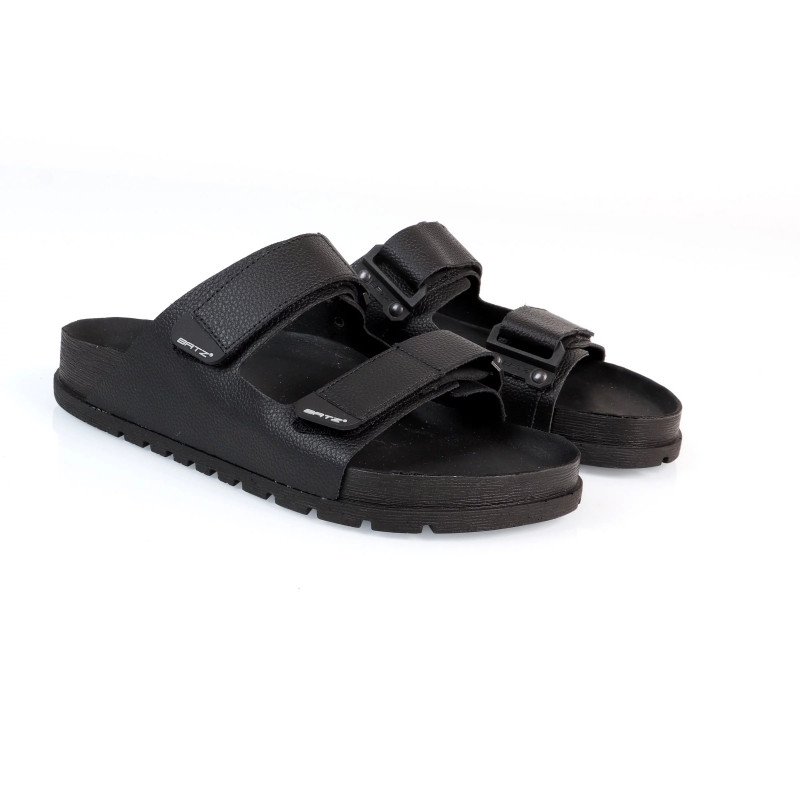 Batz Adventure Black férfi tépőzáras papucs