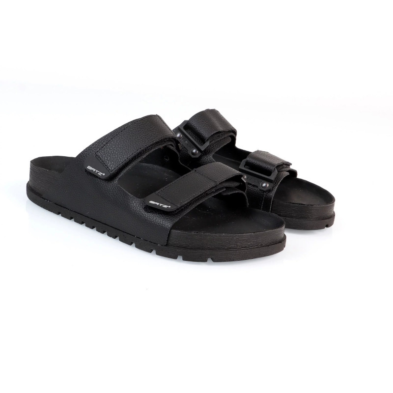 Batz Adventure Black férfi tépőzáras papucs