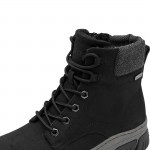 Jana női fekete fűzős cipzáras bakancs JanaTEX membránnal 26285-45-001 07713