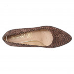 DiMarco női metál barna bőr körömcipő 2406-BRAZ 07711