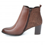 DiMarco női bronz barna bőr bokacipő 2366-CZEK  07712