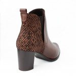 DiMarco női bronz barna bőr bokacipő 2366-CZEK  07712