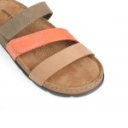 Batz Samantha sand mix női tépőzáras papucs