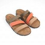 Batz Samantha sand mix női tépőzáras papucs