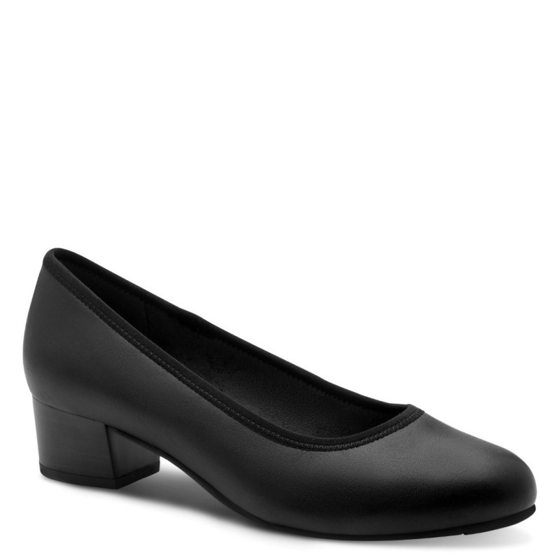 Jana Soft Line női fekete körömcipő 22360-42-001 07716