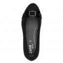 Jana Soft Line női fekete körömcipő 22369-45-001 07717
