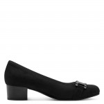 Jana Soft Line női fekete körömcipő 22369-45-001 07717