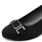 Jana Soft Line női fekete körömcipő 22369-45-001 07717