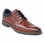 Bugatti férfi elegáns barna fűzős bőr cipő 315-A9G15-1000-6300 07720 Férfi Bugatti