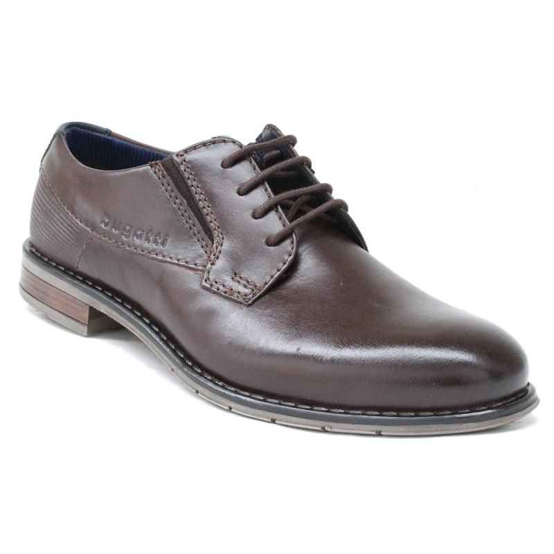 Bugatti férfi barna elegáns fűzős bőr cipő 315-AQR05-1000-6000 07721