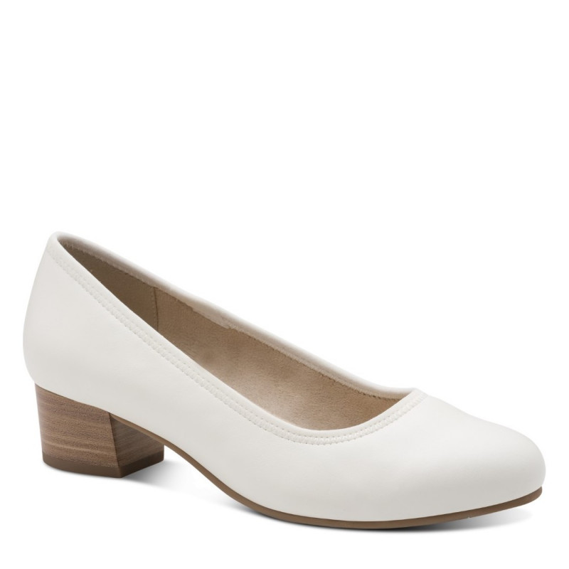 Jana Soft Line női fehér körömcipő 22360-42-001 07725