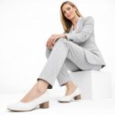 Jana Soft Line női fehér körömcipő 22360-42-001 07725