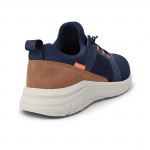 Bugatti férfi bebújós kék sneaker cipő gumis fűzővel 345-AFA65-6900-4100 07726