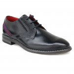 Bugatti férfi elegán fűzős sötétkék cipő 311-AO505-1100-4100 07727